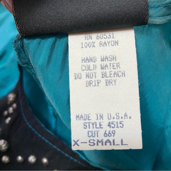 Circle T Vintage Womens Western Midi Dress - Bought New in 90’s size XS - Picture 8 of 8